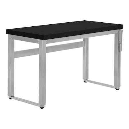 Monarch Specialties Computer Desk, Home Office, Standing, Adjustable, 48"L, Work, Laptop, Metal, Laminate, Black, Grey I 7684